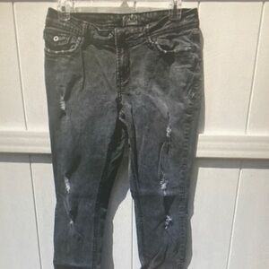 Jade Jeans Black Distressed Jeans 9/10